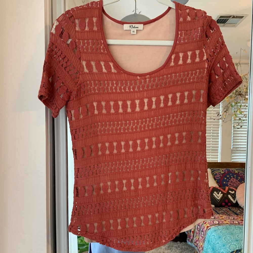 Anthropologie Woven Top